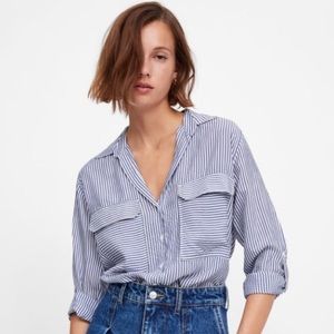 Zara Striped Blouse
